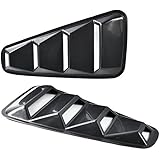 GT Side Window Fender Scoop Louver Black Cover Shield Screen