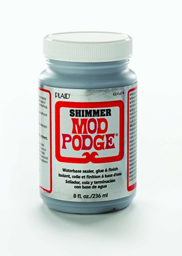Mod Podge CS11274 8Ounce Shimmer, Silver Shimmer Picture