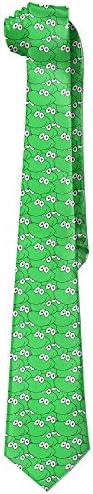 ZFFNO Men's Novel Frog Face Necktie Tie