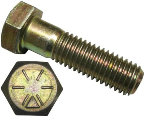 Infasco 3/4-16x6 1/2 Grade 8 Hex Bolt / Cap Screw UNF Alloy Steel / Yellow Zinc Plated, Pack of 40 Ships FREE in USA