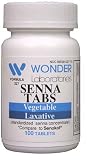VEGETABLE LAXATIVE Senna-Tabs - 100 Tablets #2271