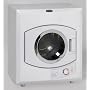 Avanti : D110 24in Portable Electric Dryer, 9 lbs. Capacity, Stainless Steel Drum - White