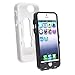 Iphone 5 Case Armor with Kickstand White skin+Black Rubber