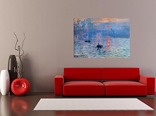PANEL ART PRINT CLAUDE MONET IMPRESSION SUNRISE OLD MASTER PAINTING REPRODUCTION POSTER OZ3232
