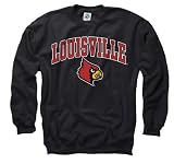Louisville Cardinals Black Perennial II Crewneck Sweatshirt
