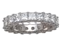 4.25 cttw Karina B(tm) Princess Diamonds Eternity Band LIFETIME WARRANTY