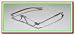 AUTHENTIC/ORIGINAL ALAIN MIKLI 167 GRAY/SILVER HALF-RIM RX VISION OPTICAL SAD EYES STYLE EYEGLASSES/GLASSES/FRAMES - WOMENS/MENS/UNISEX