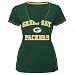 Green Bay Packers Ex Boyfriend Fashion Short Sleeve Top, Large