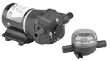 Jabsco 31610-0094 Marine ParMax 3 Shower Drain Water Pump (3.5-GPM, 24-Volt, 7-Amp, 3/4" Connection)