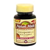 Nature Made Lycopene Advanced, 6.5 mg, Premium Softgels 60-Count Bottles (Pack of 3)