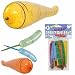 Package of 8 Rocket Balloons with Straws Image