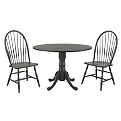 Antique Black Windsor Drop Leaf Table