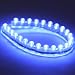 LEDER� 12v LED Flexible BLUE Strip Light 24cm / 24 LED's ** IDEAL FOR CARS, CAR STYLING, AQUARIUMS, ETC **