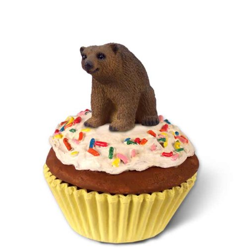 Bear Brown Cupcake Trinket Box