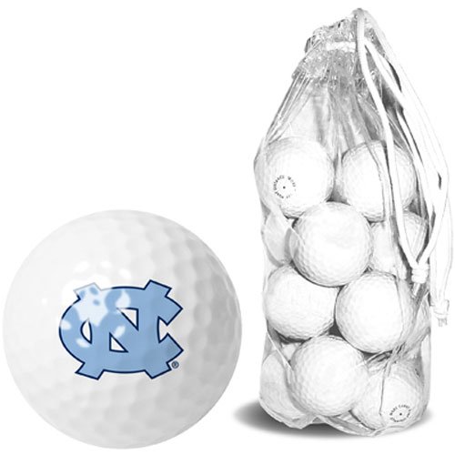 North Carolina Tar Heels Ncaa 15 Golf Ball Clear Pack