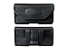XXL SIZE Motorola Moto G2 2nd 2014 XT1068 / MOTOROLA MOTO-X 2nd GEN 2014 XT1097 Premium Leather Nylon Case Pouch Holster Belt Clip Case Cover (Fits Motorola Moto G2 2nd 2014 XT1068 / MOTOROLA MOTO-X 2nd GEN 2014 XT1097 with OTTER BOX Defender / LIFEPROOF / Mophie Juice Pack Air/Plus Case On)