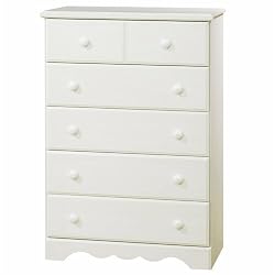 South Shore Summer Breeze Country Vanilla Cream 5 Drawer Chest 3210035