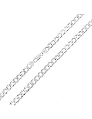 Bling Jewelry Mens Silver Italian 250 Gauge Cuban Curb Link Necklace