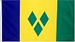 Saint Vincent National Country Flag - 3 foot by 5 foot Polyester (New)