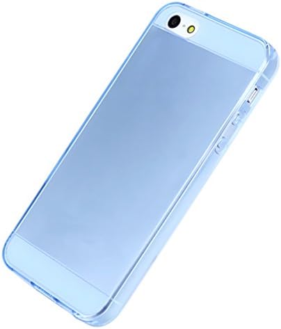 Generic Ultra Thin Slim Transparent Clear Soft TPU Back Cover Case for iPhone 6 (Blue)