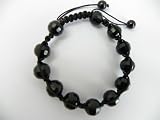 Shamballa Bracelet with Real Onyx Stones