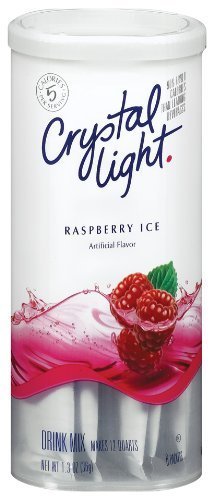 Crystal Light Raspberry Ice Drink Mix (12-quart), 1.3-ounce Packages (Pack of 2)