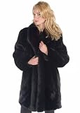 Fox Trimmed Mink Jacket - Ranch Mink Design
