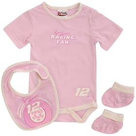 nascar baby clothes 12 Ryan Newman Newborn Creeper Bib Booties