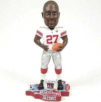 Buy NEW YORK GIANTS BRANDON JACOBS SB 42 BOBBLEHEAD BOBBLE by Forever Collectibles
