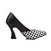 Carol Shoes Women's Damier Pattern Assorted Colors Fashion Sexy Pointed-toe High Chunky Heel Dress Shoes