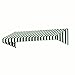 8.38 ft. Wide New Yorker Window/Entry Awning (24 in. H x 36 in. D) Forest/White