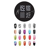 Konad Stamping Nail Art Image Plate M65
