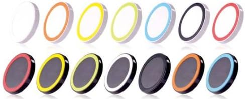 Koolpuck Black Body with Blue Grip Compatible with Nexus 4, 5, 6, 7, Moto Droid Turbo, Maxx & Mini, Moto 360 Watch, Nokia Lumia Icon, 920, 928, HTC Droid DNA, Blackberry Z30, Sony Z3v, Samsung Galaxy S3, S4, S5, Note 3, Note 4, Alpha with PWRcard & SlimPWRcard, iPhone 6, 6 Plus, 5, 5c, 5s with iQi Mobile, and Other Qi-enabled Tablets & Phones