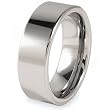 Flat Polished Tungsten Carbide Band (8.0mm) - Sizes 5 - 13