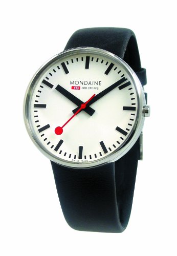 Mondaine Men's A660.30328.11SBB Giant Size Leather Band Watch