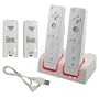 Charge Station+2 Rechargeable Battery for Wii Remote