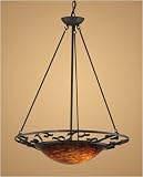 Elk Lighting 560-3EM Emerald Lumina Art Deco / Retro Bowl Pendant from the Lumina Collection