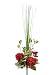 Pack of 6 Farm Fresh Artificial Geranium, Mixed Leaf & Onion Grass Bushes 31