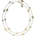 Coach Snap with Stone Gold Chain Necklace 36"