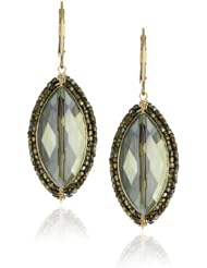 Dana Kellin "Loden Mix" Marquis Drop Earrings