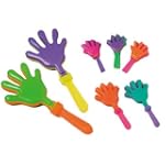 ~ 12 ~ Hand Clappers Noisemakers Favors ~ 7.5" ~ NEW