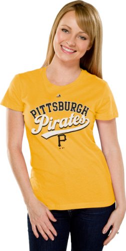 Pittsburgh Pirates Gold Women's The Essentials T-Shirt