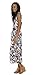 Classic Designs Womens Racerback Maxi Dress in Soft Print Stretch Jersey (S-4X)