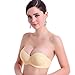 Omedichi Women's Strapless Clear Back Bra