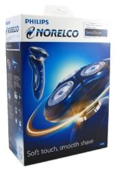 Philips Norelco 1150x/40 SensoTouch 2d Electric Shaver, Metallic Blue