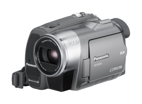 Panasonic NV-GS230 EG-S Camcorder (miniDV, 10-fach opt. Zoom, 6,4 cm (2,5 Zoll) Display, 3CCD)