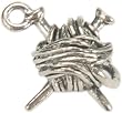 Charms: Silver Ball Of Yarn