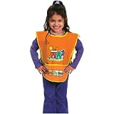 Chenille Kraft Artist Smock, Fits Kids Ages 3-8, Vinyl, Bright Colors.