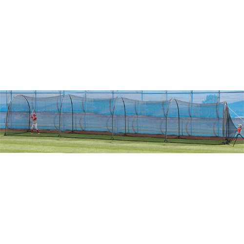 Trend Sports Heater Triple Complete Home Batting Cage (72' X 12' X 12')