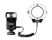 Cullmann Blitzgeräte-Set (Blitzgerät D 3500 C + Makroringblitz MRF 3500) für Canon